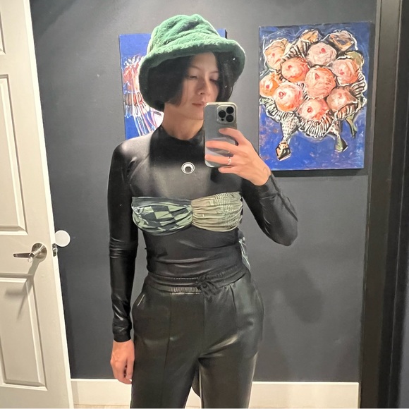 Marine Serre Scuba Top with Scarf details - Picture 6 of 9